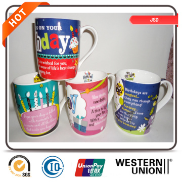 Creative Silk-Printed Mug for Sales Promotion